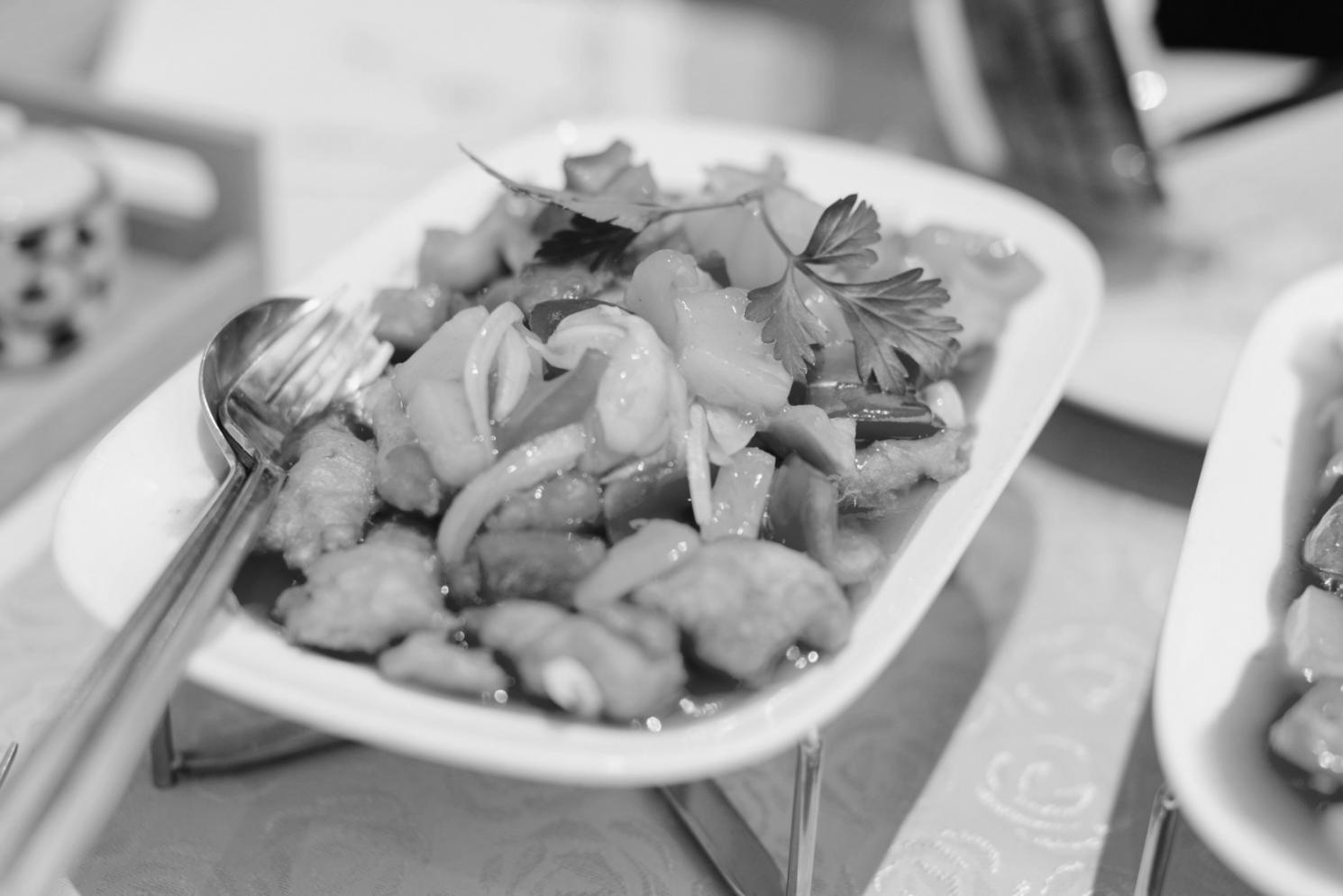 Artfully decorated celebration food showcasing sustainable design practices